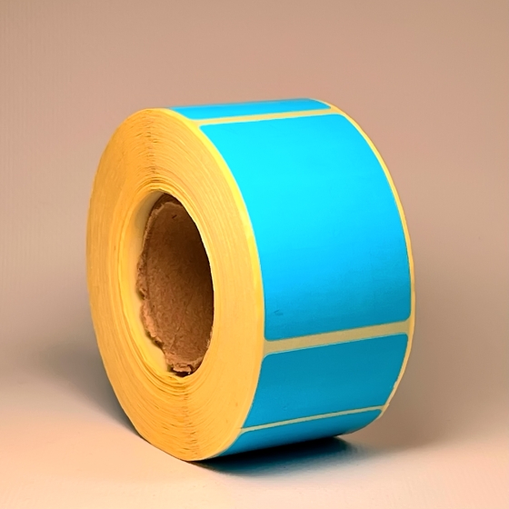 Термоэтикетка ЭКО 58х60 мм (500 шт, синяя, втулка 40 мм)