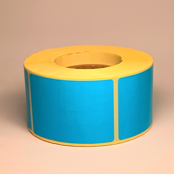 Термоэтикетка ЭКО 58х60 мм (500 шт, синяя, втулка 40 мм)