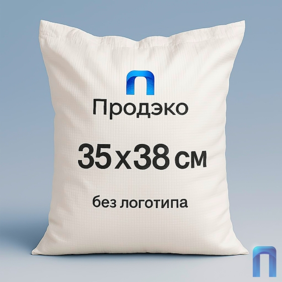 Мешок полипропиленовый 35х38 см (Высший сорт, белый, 100 шт/уп)