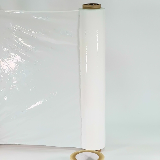 Стрейч пленка первичная 500 мм (2 кг, 20 мкм, белая)