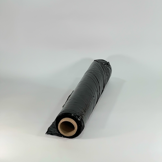 Стрейч пленка первичная 500 мм (2 кг, 20 мкм, чёрная)
