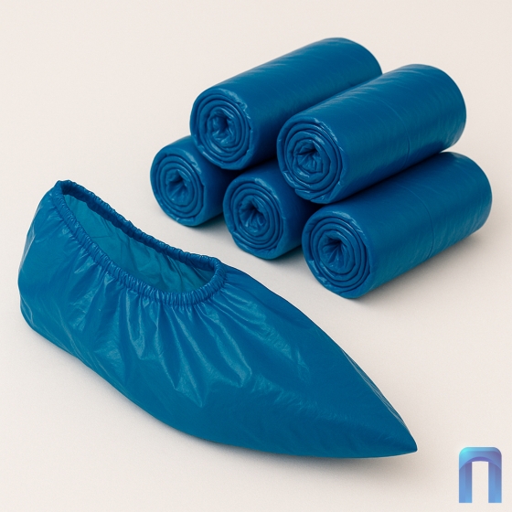 Бахилы п/эт., повышенной прочности (30мкм), гладкие 4.0гр (100 шт/уп)