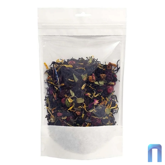 Пакет Дой Пак с замком Бумажный БЕЛЫЙ с окном 140 мм 135×225+(35+35) с евро (50шт/уп)