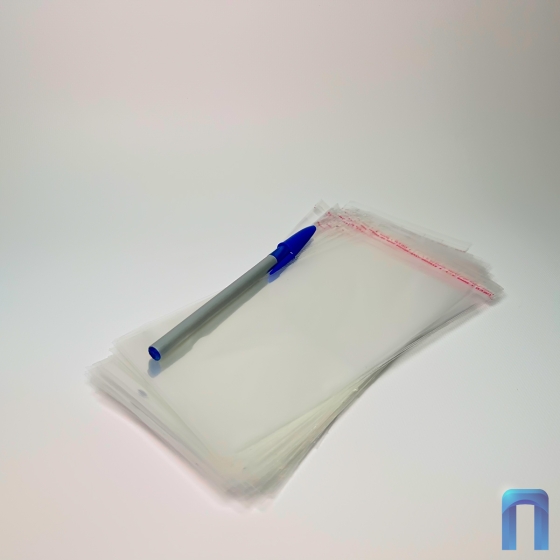 Пакет ПП 10х15 см с клеевым клапаном 5 см (30 мкм, 200 шт в упаковке)