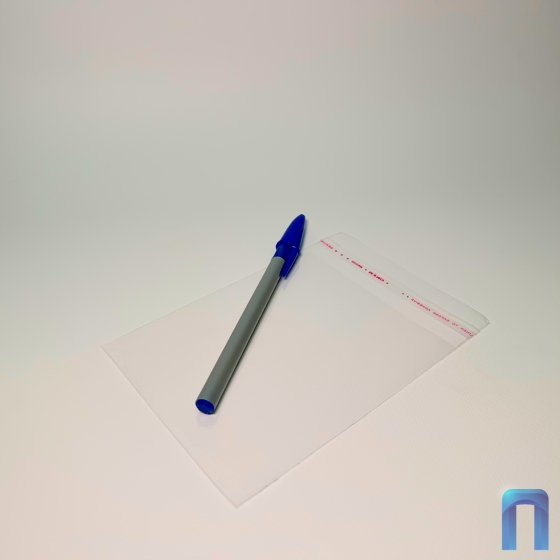 Пакет ПП 10х12 см с клеевым клапаном 3 см (25 мкм, 200 шт в упаковке)