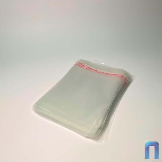 Пакет ПП 10х12 см с клеевым клапаном 3 см (25 мкм, 200 шт в упаковке)