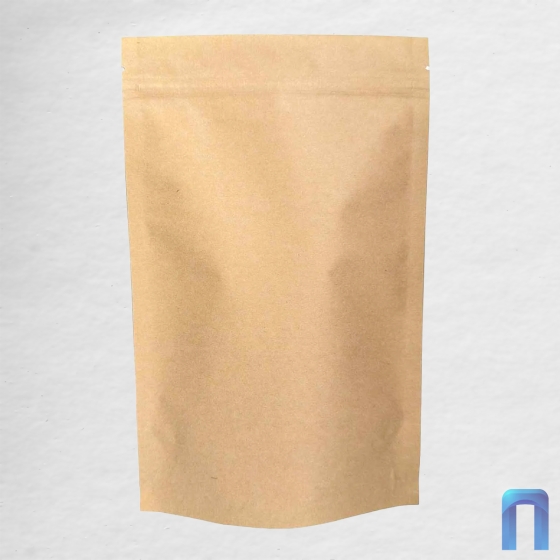 Пакет Дой Пак с замком Бумажный 150×210+(40+40) (50шт/уп)