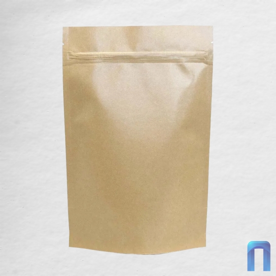 Пакет Дой Пак с замком Бумажный ЛАМИНИРОВАН. матовый 150×210+(40+40) (50шт/уп)