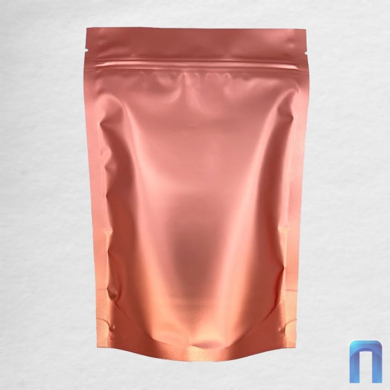 Пакет Дой Пак с замком метал. Терракотовый матовый 105×150+(30+30) (50шт/уп)