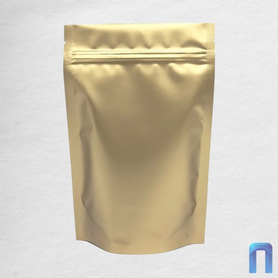 Пакет Дой Пак с замком метал. Бронзовый матовый 200×300+(45+45) (50шт/уп)