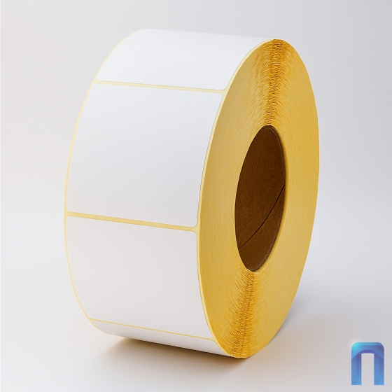 Этикетка термотрансферная полуглянец 70х75 мм (2000 шт, втулка 76 мм)