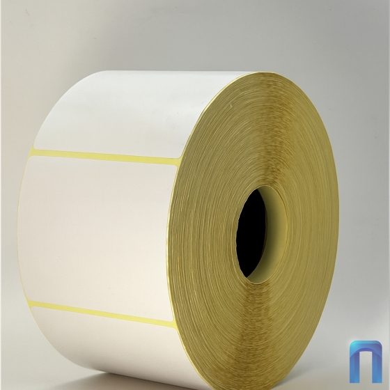 Этикетка термотрансферная полуглянец 90х73 мм (2000 шт, втулка 40 мм)