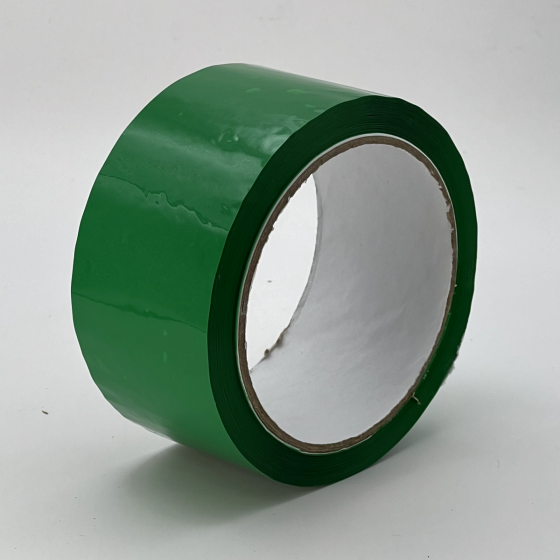 Клейкая лента 48 мм х 66 м (упаковочная, зелёная, 45 мкм)