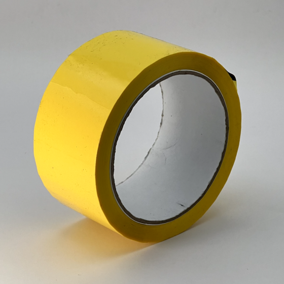 Клейкая лента 48 мм х 66 м (упаковочная, жёлтая, 45 мкм)