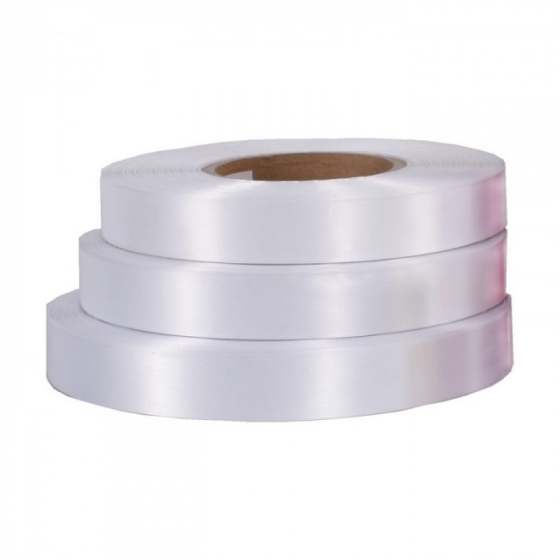 Лента полиэстеровая белая 65 мм х 200 м
