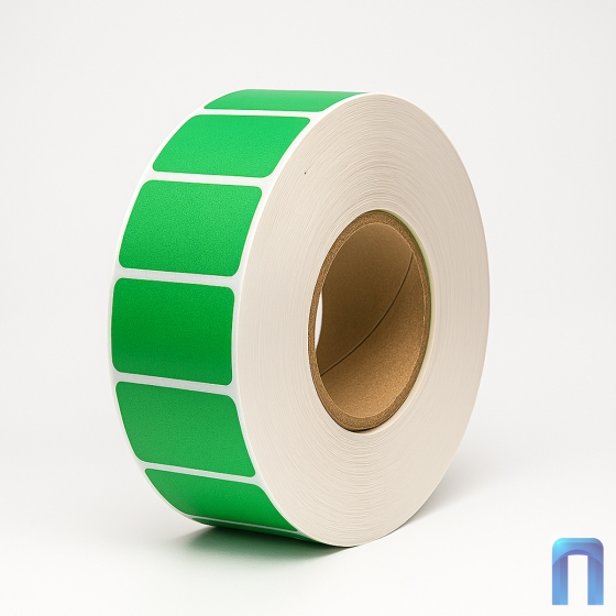 Термоэтикетка ЭКО 30х20 мм (2000 шт, зелёная, втулка 40 мм)