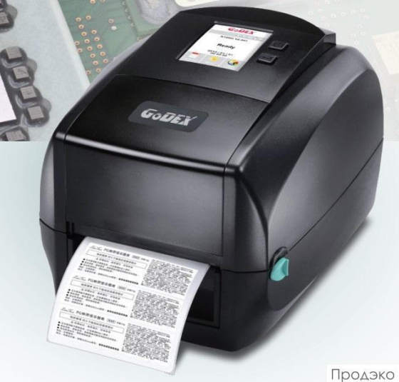 Термотрансферный принтер этикеток GODEX RT863i LCD + Ethernet (011-863002-000)