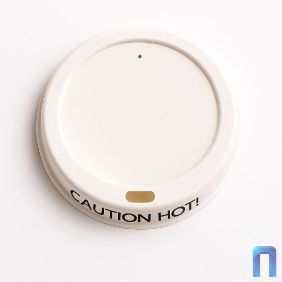 Крышка бумажная Ø80мм (Без дизайна (инфорстрока), 50 шт/уп)