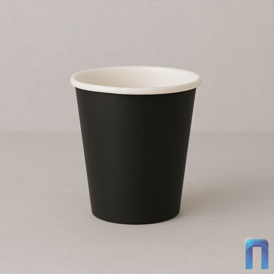 Стакан однослойный 250 мл (Черный, 50 шт/уп)