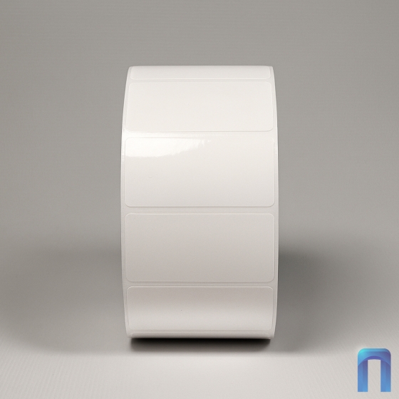 Этикетка термотрансферная полипропиленовая 43х25 мм (2000 шт, втулка 76 мм)