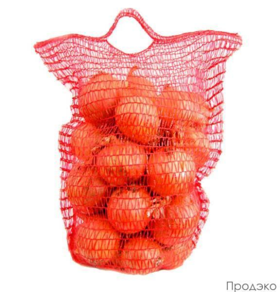 Сетка овощная красная 30х47 см (100 шт, до 9 кг)