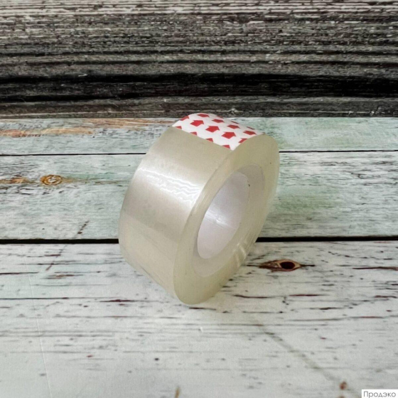 Канцелярский лента 19 мм х 33 м (упаковочная, прозрачная, 36 мкм)