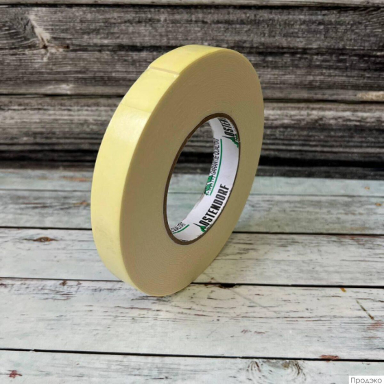 Клейкая лента двухсторонняя 25 мм х 10 м (вспененная, желтая)
