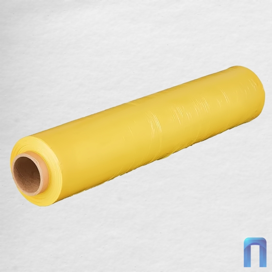 Стрейч пленка первичная 500 мм (2 кг, 23 мкм, жёлтая)