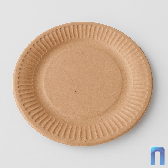 Тарелка Крафт Ø230мм (100 шт/уп)