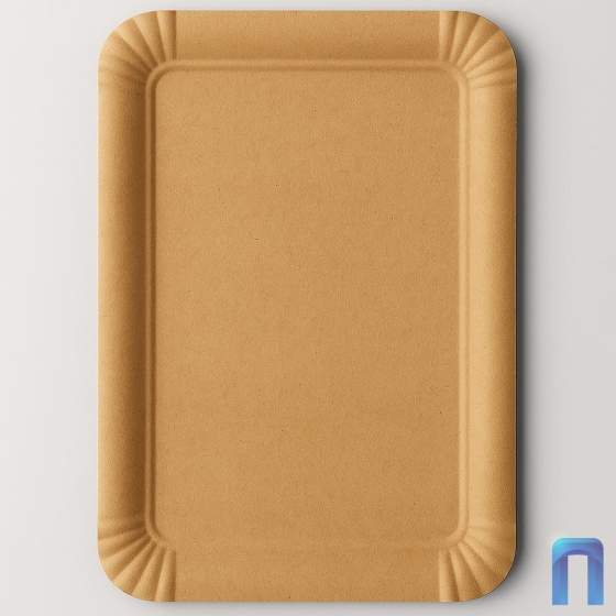 Тарелка 210x140мм (крафт, 50 шт/уп)