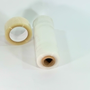 Стрейч пленка первичная 250 мм (1 кг, 20 мкм)