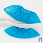 Бахилы п/эт. Эконом(18мкм), текстурированные 2.2гр  (100 шт/уп)