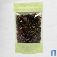 Пакет Дой Пак с замком Бумажный ВОЛНА Салатовый с окном 100 мм 120×185+(30+30) (50шт/уп)