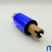 Риббон Wax Blue 55мм - 74м - 0,5" - 110мм - OUT