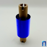 Риббон Wax Blue 55мм - 74м - 0,5" - 110мм - OUT