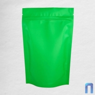 Пакет Дой Пак с замком Металлизированный Зеленый матовый 135х200+(40+40) П2426 (50шт/уп)