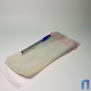 Пакет ПП 9х20 см с клеевым клапаном 3 см (25 мкм, 200 шт в упаковке)