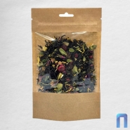 Пакет Дой Пак с замком Бумажный с окном 135×225+(35+35) с евро (50шт/уп)