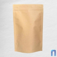 Пакет Дой Пак с замком Бумажный 135×200+(45+45) гладкий 60 г (3 слоя) (50шт/уп)