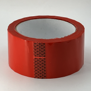 Клейкая лента 48 мм х 66 м (упаковочная, красная, 45 мкм)