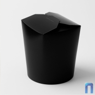 Чайна-бокс с круглым дном 500мл (Черный, 30 шт/уп)