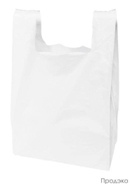 Пакет-майка ПНД 13мкм белый (38+23х70 см,100шт в упаковке)