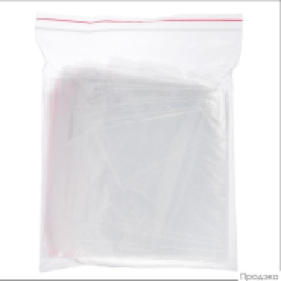 Пакет с замком zip-lock, 7×10см, 80мкм, стандартные, ПВД, 100шт в упаковке