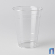 Стакан пластиковый 500мл PP (d90 мм, Прозрачный, 50 шт/уп)