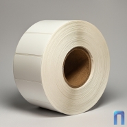 Этикетка термотрансферная полипропиленовая 43х25 мм (1000 шт, втулка 40 мм)