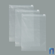 Пакет с замком zip-lock, 40×50см, 70мкм, с бегунком, ПВД, 100шт в упаковке