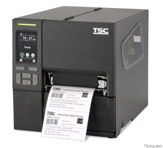 Термотрансферный принтер этикеток TSC MB340T Touch LCD + Ethernet (99-068A002-1202)