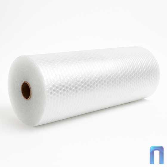 Пузырчатая плёнка 0,3 x 25 м (двухслойная, прозрачная, 40 гр/м2)