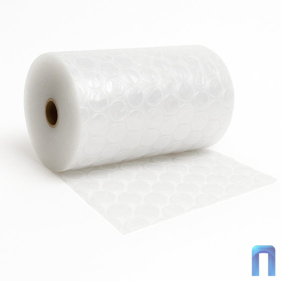 Пузырчатая плёнка БигБабл 1,2 x 50 м (двухслойная, прозрачная, 90 гр/м2)