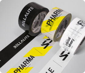 Скотч с логотипом компании